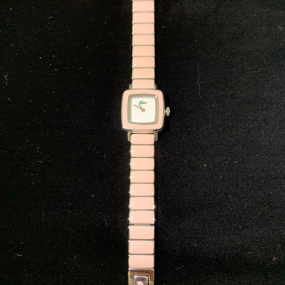 Lacoste Pink Enamel Watch - Picture 4 of 4
